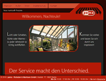 Tablet Screenshot of pemo-berlin.de